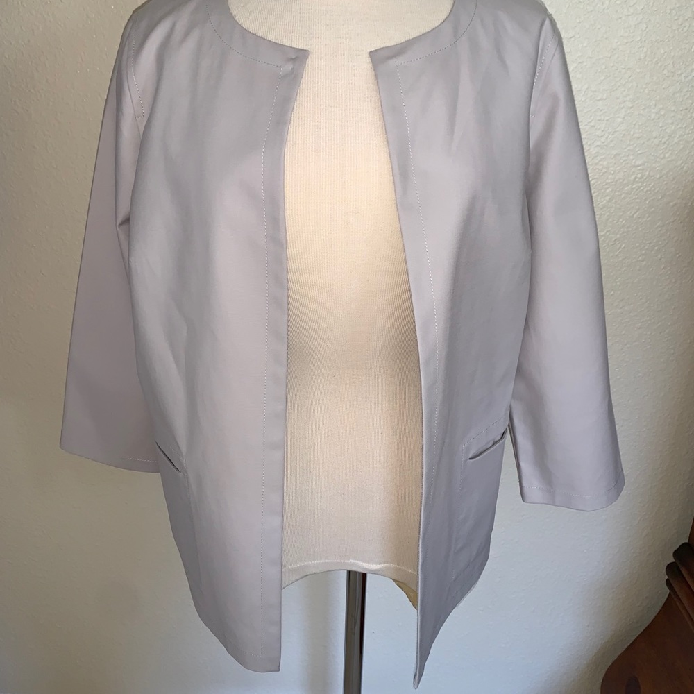 LAFAYETTE 148 open front blazer